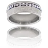 Bague Anneau Homme Acier EAQUE