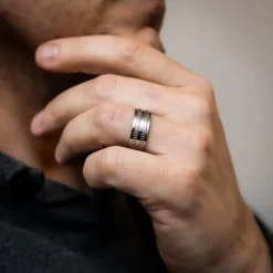 Bague Anneau Homme Acier ACRUS