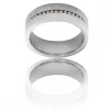Bague Anneau Homme Fashion Acier