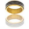Bague Anneau pour Homme Acier