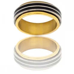 Bague Anneau pour Homme Acier