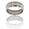 Bague Anneau pour Homme Acier