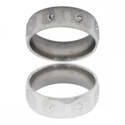 Bague Anneau pour Homme Acier QUERCUS