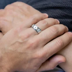 Bague Anneau pour Homme Acier QUERCUS