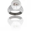 Bague Fashion Femme Perle Strass DAPHNEE
