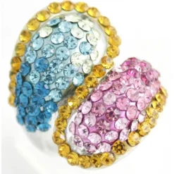 Bague Femme Argent Strass DAPHNEE