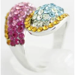 Bague Femme Argent Strass DAPHNEE