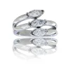 Bague Femme en Acier Ornée Zirconium