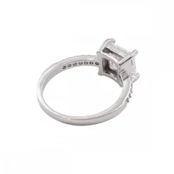 Bague Femme en Métal Ornée Zirconium