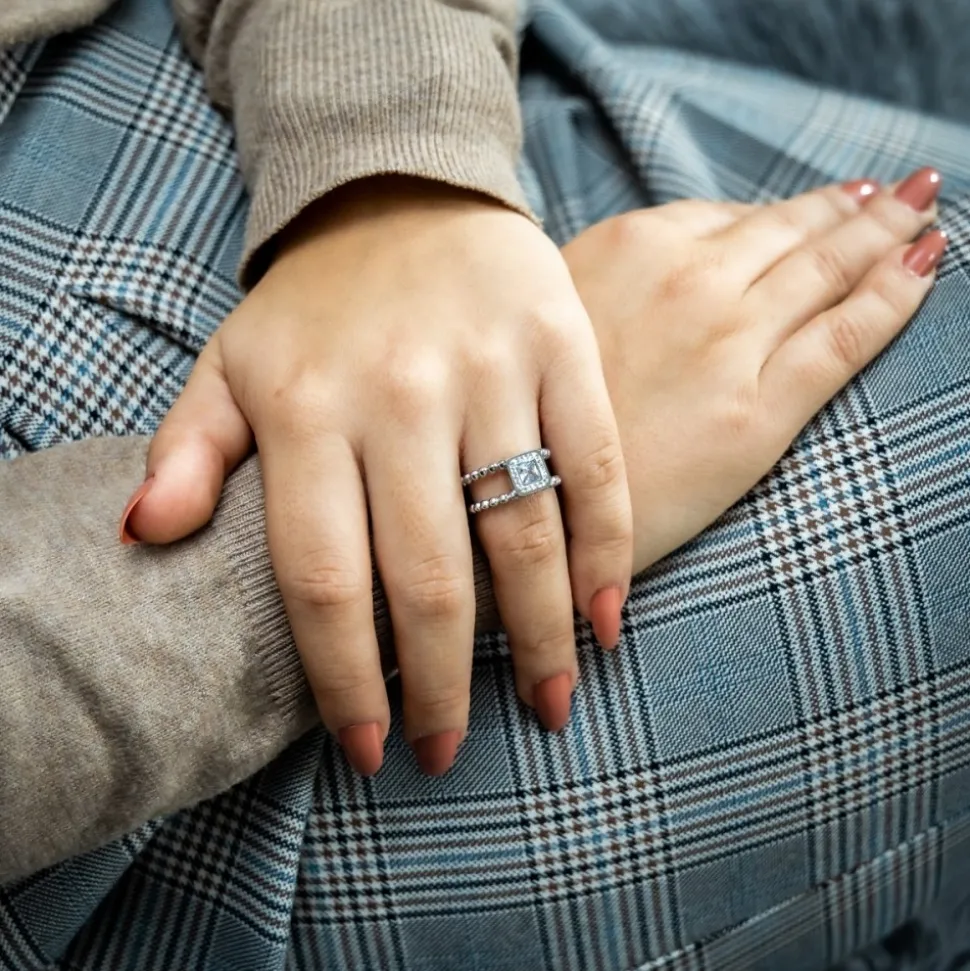 Bague Femme Fashion avec Strass DAPHNEE