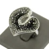 Bague Femme Feuille Strass DAPHNEE