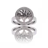Bague Femme Tendance Acier Ornée Zirconium