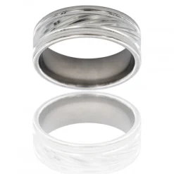 Bague Originale Anneau Homme Acier