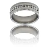 Bague Originale pour Femme Acier Ornée Zirconium