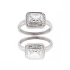 Bague pour Femme Acier Ornée Zirconium