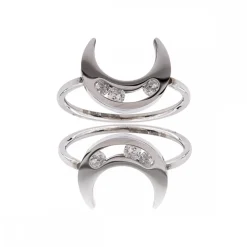 Bague pour Femme Acier Ornée Zirconium