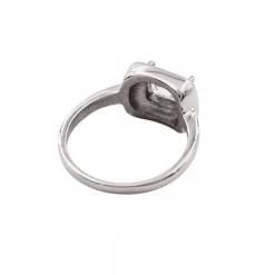 Bague pour Femme Acier Ornée Zirconium