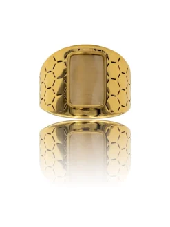Bague pour Femme en Acier Doré