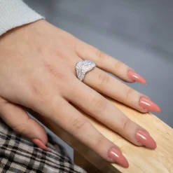 Bague pour Femme Ornée Zirconium AJUGA