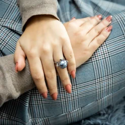 Bague pour Femme Perle et Strass DAPHNEE