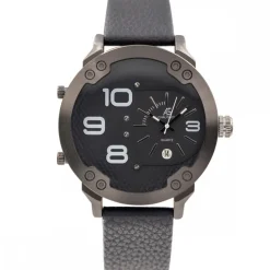Beau Coffret Montre XL Homme Noir CHTIME