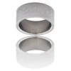 Belle Bague Anneau Homme en Acier HALLERI
