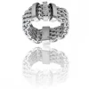 Belle Bague Femme Mailles Strass DAPHNEE