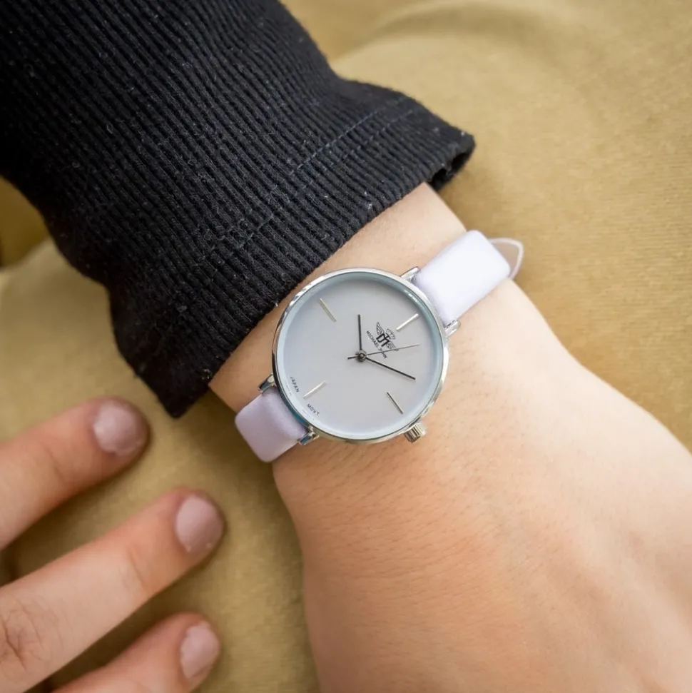 Belle Montre Femme Lilas M. JOHN
