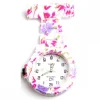 Belle Montre Infirmière Plastique Fleurs KZ 152