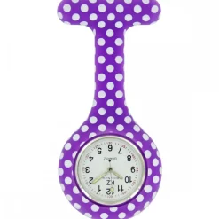 BelleMontre Infirmière Silicone Violet Pois KZ