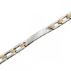Bracelet Femme Acier Argent Doré