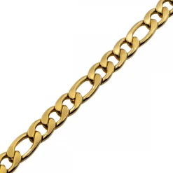 Bracelet Homme Acier Couleur Dorée