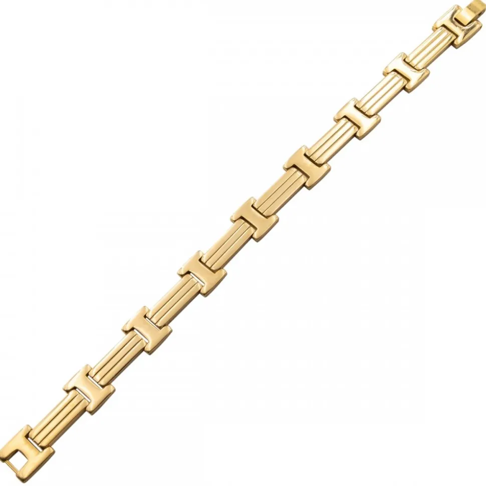 Bracelet pour Homme Acier Doré