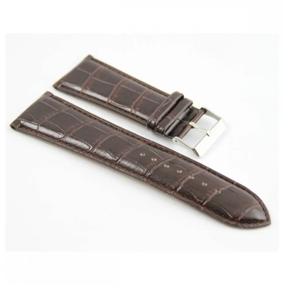 Bracelet pour montre en synthétique Chocolat 30mm