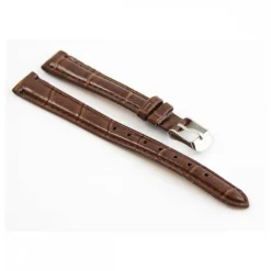 Bracelet pour montre en synthétique Marron 12mm