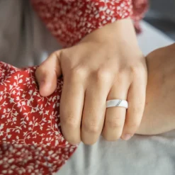 Coffret avec Bague Femme Céramique Ornée Zirconium