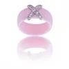 Coffret avec Bague pour Femme Céramique Ornée Zirconium