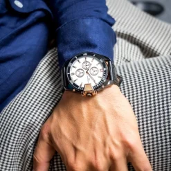 Coffret avec Montre Homme Noir GIORGIO