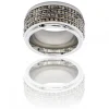 Coffret Bague Femme Acier strass