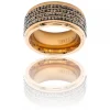 Coffret Bague Femme Acier strass