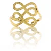 Coffret Bague Femme Ajustable Acier