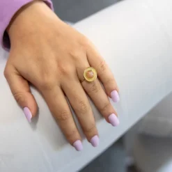 Coffret Bague Femme Ajustable Acier