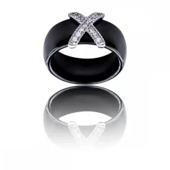 Coffret Bague Femme Fashion Céramique Ornée Zirconium