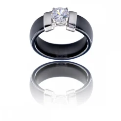 Coffret Bague Femme Fashion Céramique Ornée Zirconium