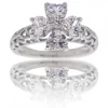 Coffret Bague Femme Rhodium Fleur SYMIA