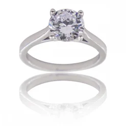 Coffret Bague Femme Rhodium URSAE