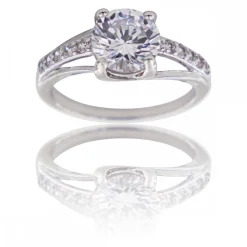 Coffret Bague Femme Rhodium GIENA