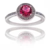Coffret Bague Femme Rhodium DELA