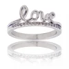 Coffret Bague Femme Rhodium Cœur LOVA