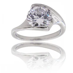 Coffret Bague Femme Rhodium NOMA